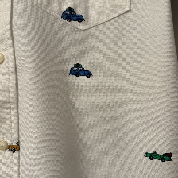 Boys GapKids Holiday Button Down Shirt - Picture 4 of 5